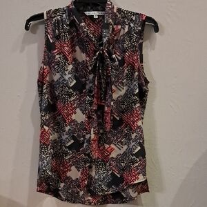 Women's Multicolor Sleeveless Top